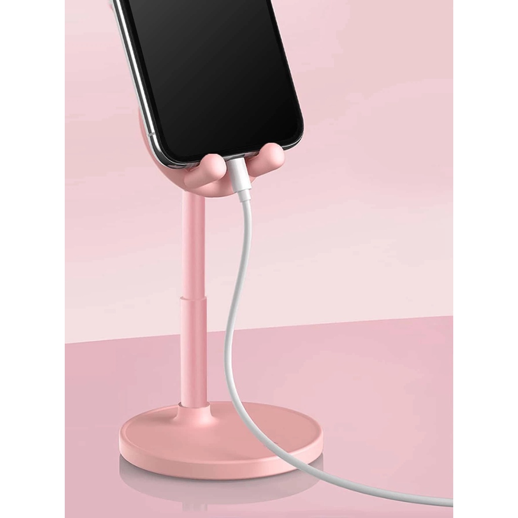 MMM Stand Holder HP Universal Karakter Rabbit Holder Folding Standing Phone Karakter Kelinci Cute Holder Desktop Lucu