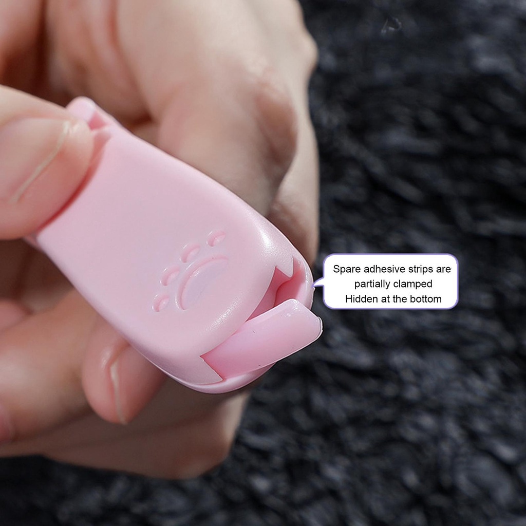 MMM Penjepit Bulu Mata 2 IN 1 Tapak Kucing Eyelash Curler Kit Plastics Beauty Tools Mini Jepitan Maskara Jepit Pelentik Bulu Mata Portbale Jejak Kaki Impor Murah