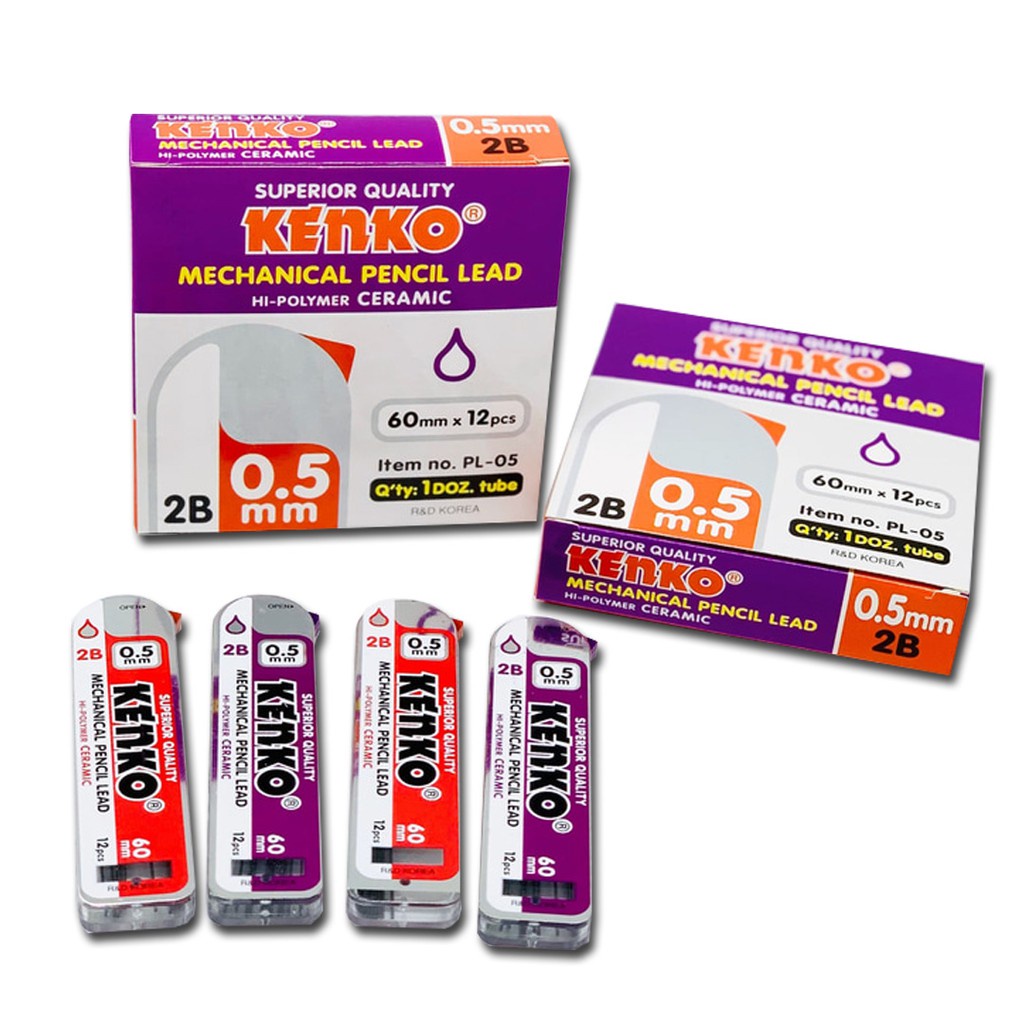

Isi Pensil Mekanik 0.5 Kenko Refill Pensil 2B
