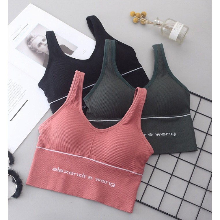 MMM BRA SPORT GYM  B500 BRA PUSH UP BH SPORT WANITA TANPA KAWAT ELASTIS SEXY BH ZUMBA BRA JOGGING