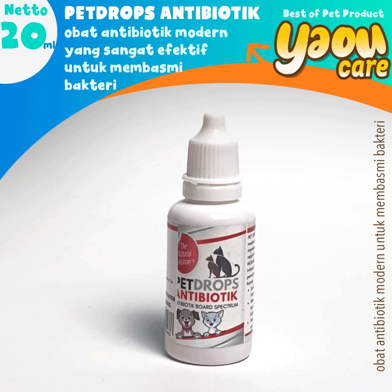 Pet Drops Antibiotik untuk Kucing Infeksi Antibiotik Kucing - Ampuh