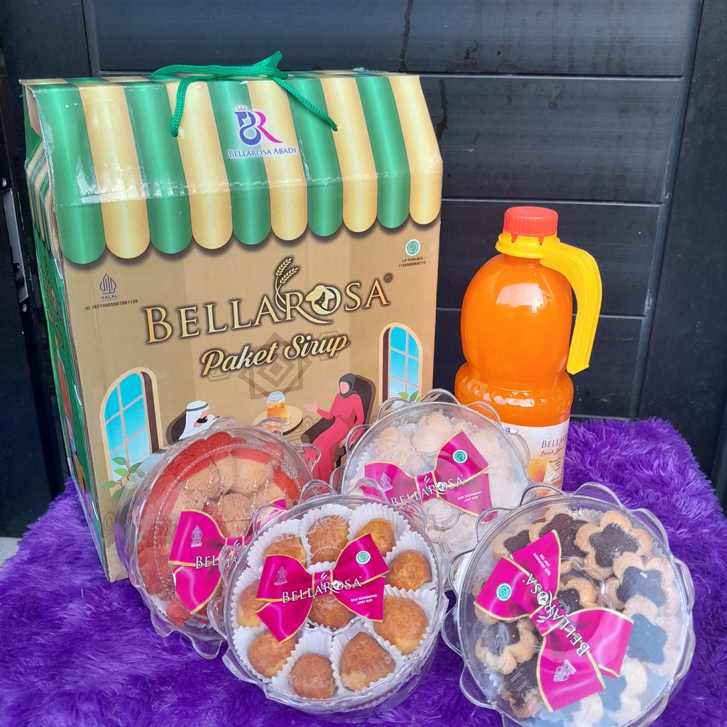 

Parcel Bellarosa Paket Syrup 4Cookies 1 Sryrup Besar spesial Ramadhan