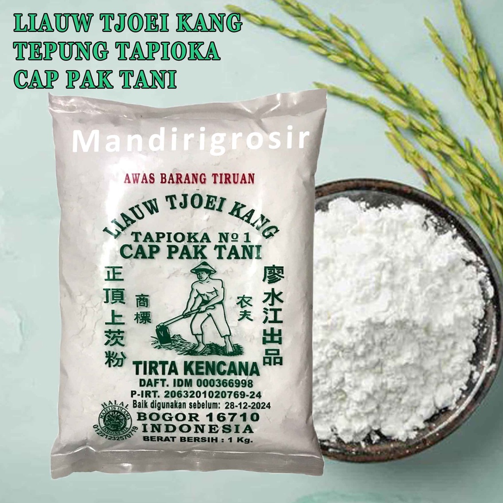 cap pak tani* Tepung tapioka* tirta kencana* Tepung* Liauw tjoei kang