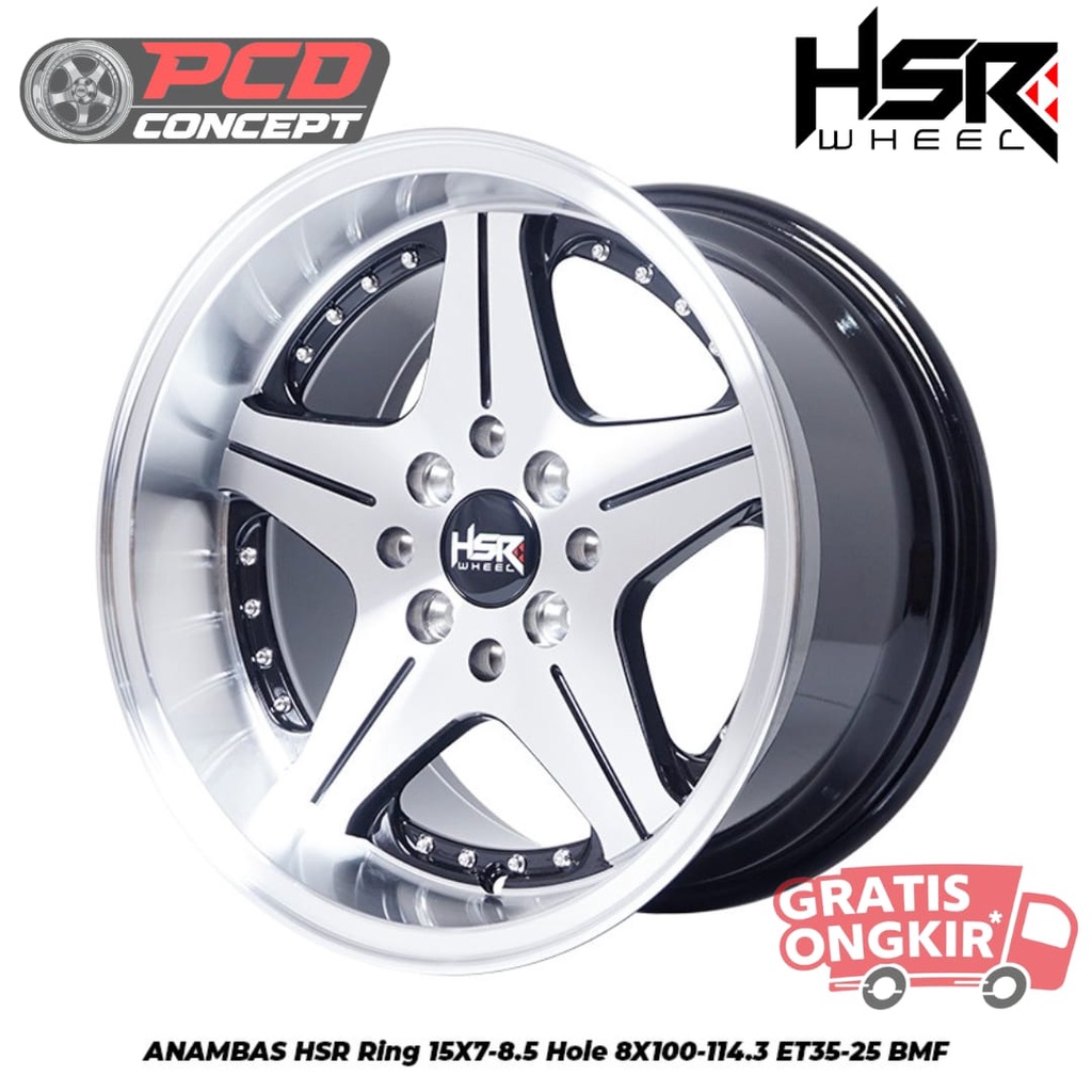 VELG MOBIL R15 CELONG DATSUN GO AVANZA CALYA VIOS CITY R15 HSR WHEEL