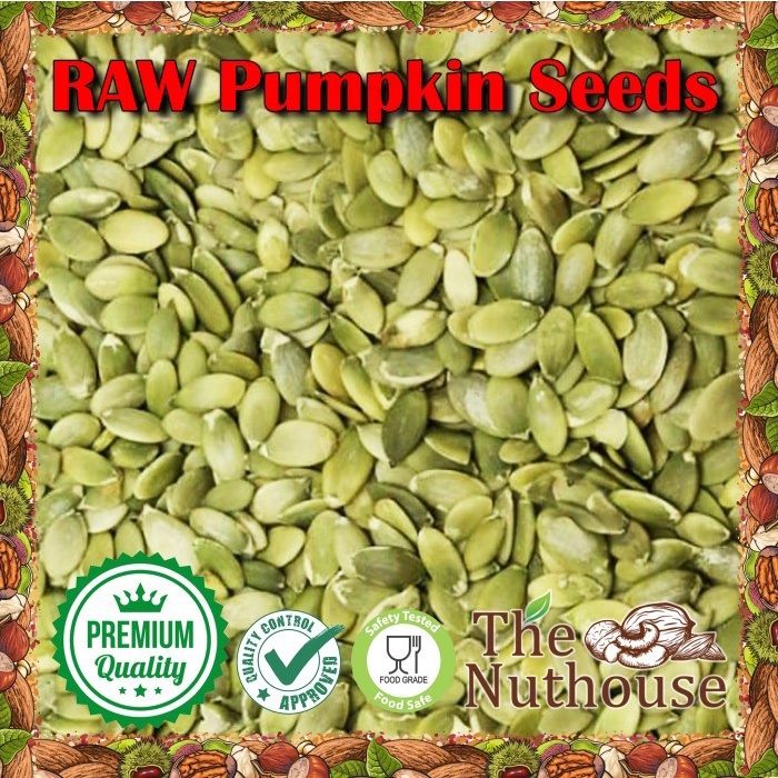 500gr Pumpkin Seeds RAW / Biji Labu Kupas Mentah [Import Quality]