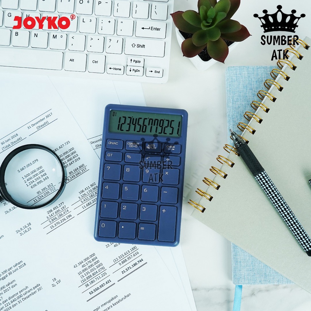 

RB Calculator Kalkulator Joyko CC-55CO 12 Digits Check Correct