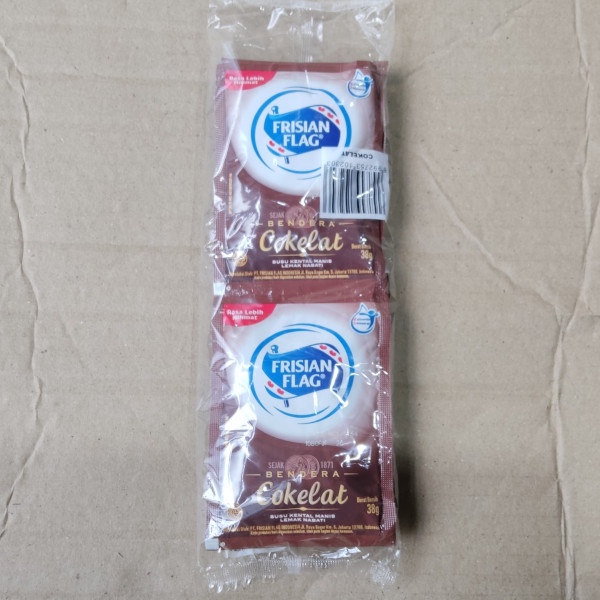 

Frisian Flag Bendera Cokelat Sachet 38 gr Ecer