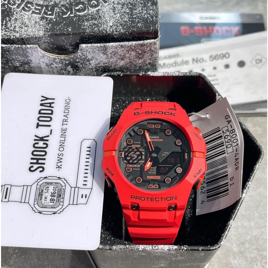 Jam Tangan Casio G-SHOCK GA-B001-4A GShock GAB001 Red Edition