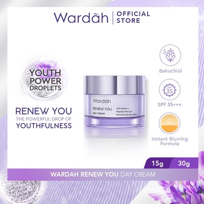 ❤️ GROSIR ❤️ Wardah Renew You Day Cream 30gr