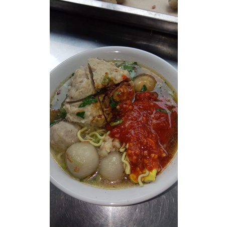 

bakso aci sanny zia porsi lengkap