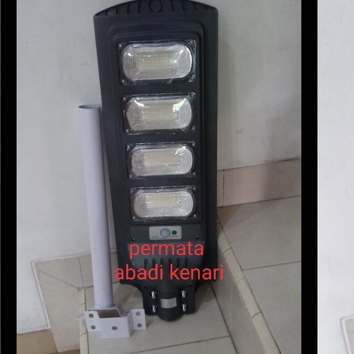 Lampu solar 120w lampu pju 120 watt solar+ Tiang komplit