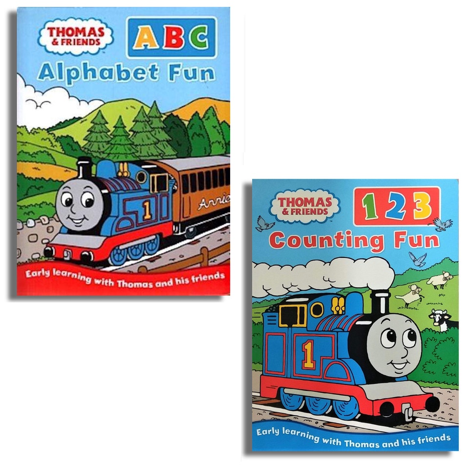 Thomas and Friends ABC Alphabet and 123 Numbers Fun Learning Book