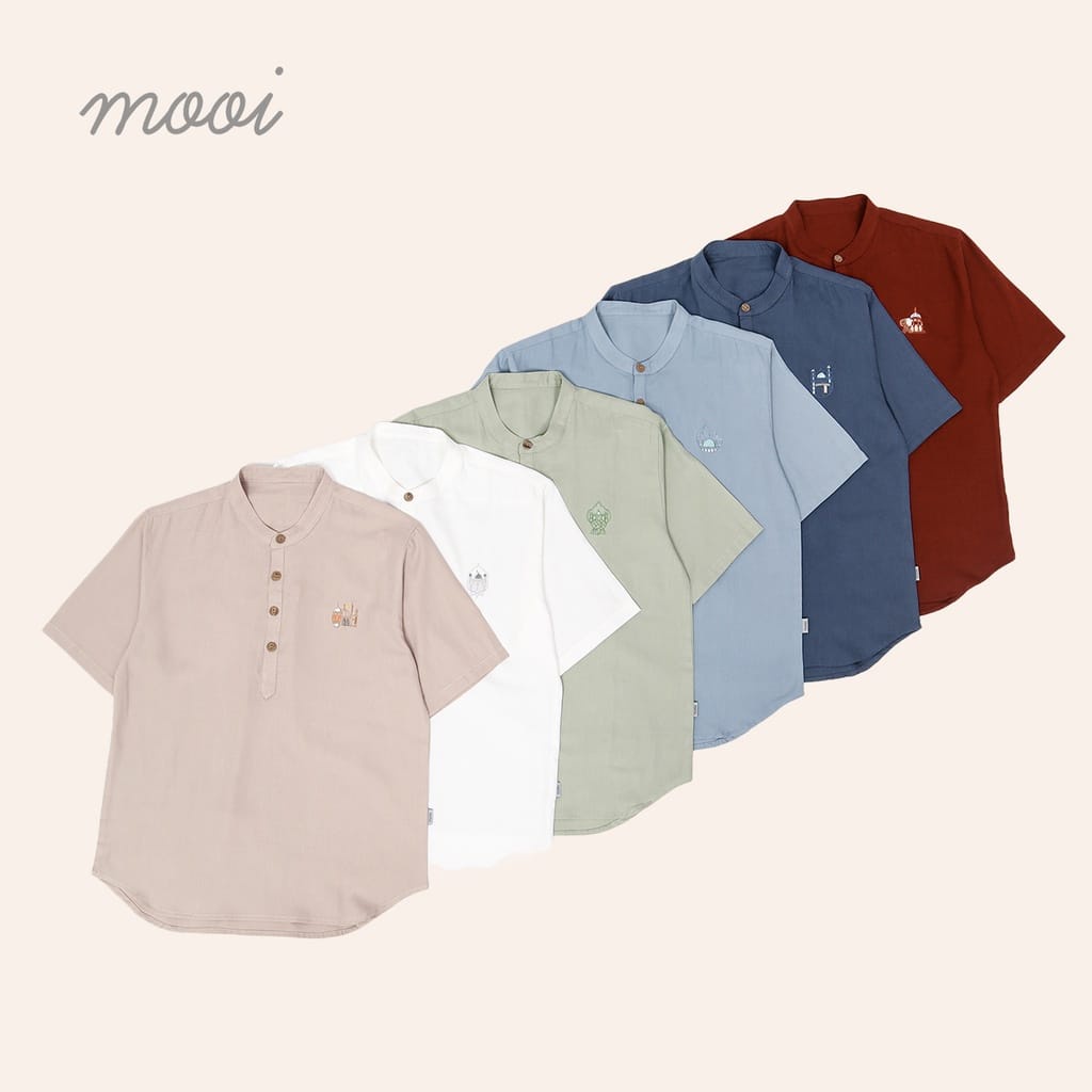 Mooi Karim Koko Adult - Baju Koko Dewasa Lengan Pendek (MO-KKA)