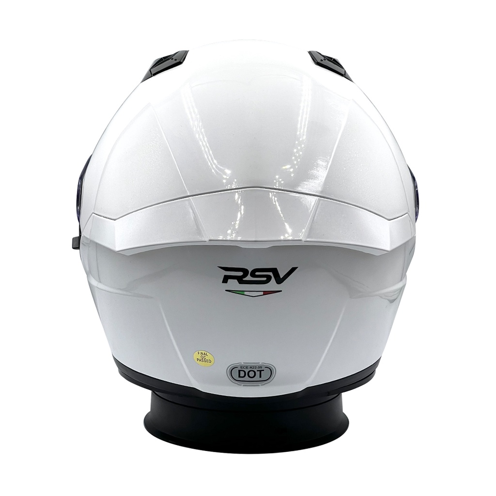 Helm RSV SV300 Solid Double Visor White