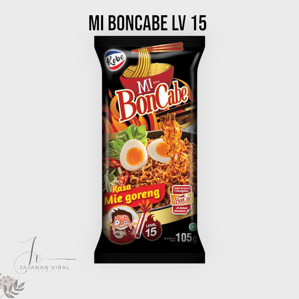 

Boncabe Bon Cabe Mie Mi Goreng Level 15 70Gr @1Pcs