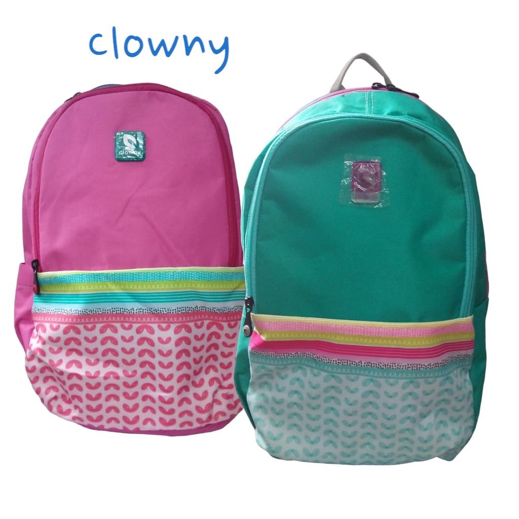 RANSEL WANITA CLOWNY TAS PUNGGUNG SEKOLAH