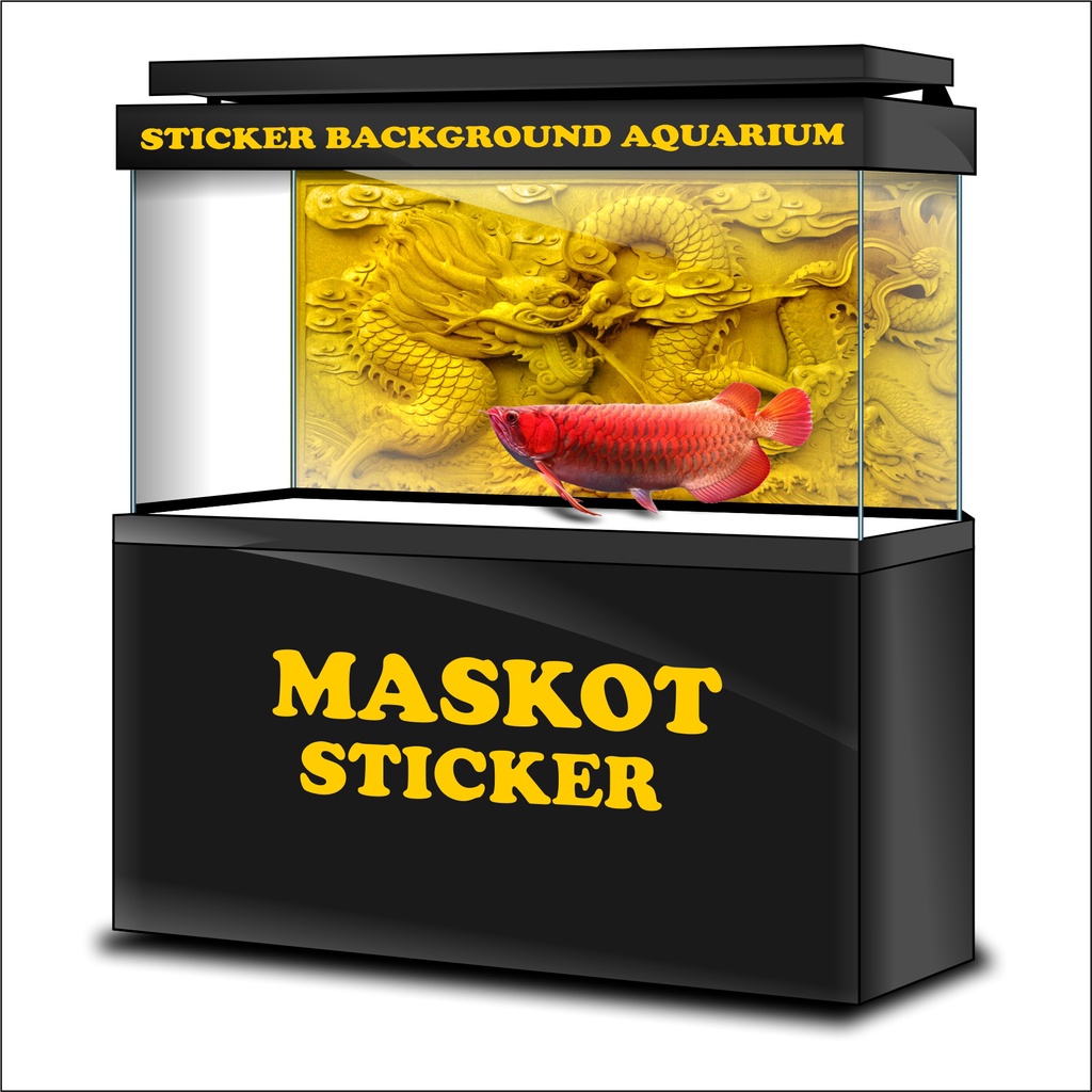 STICKER AQUARIUM, STIKER AKUARIUM, AQUASCAPE,  STIKER KACA AQUARIUM, STIKER BACKGROUND AQUARIUM, STI