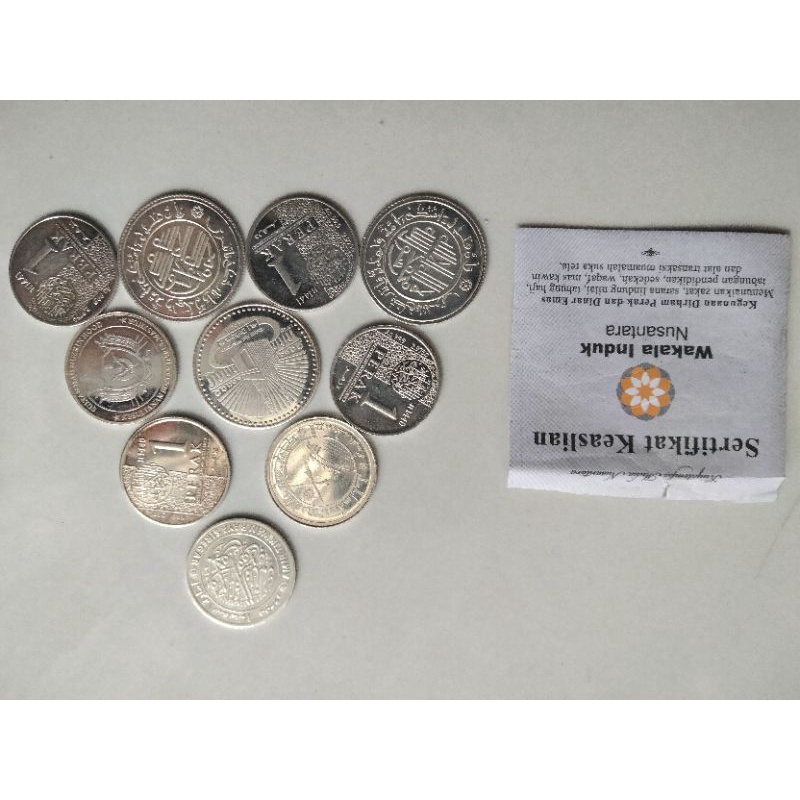 Dirham Perak 10 Koin (2.975 gr/koin) 99.99% Murni