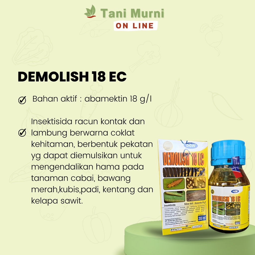 Insektisida Demolish 200 ml + Kaos
