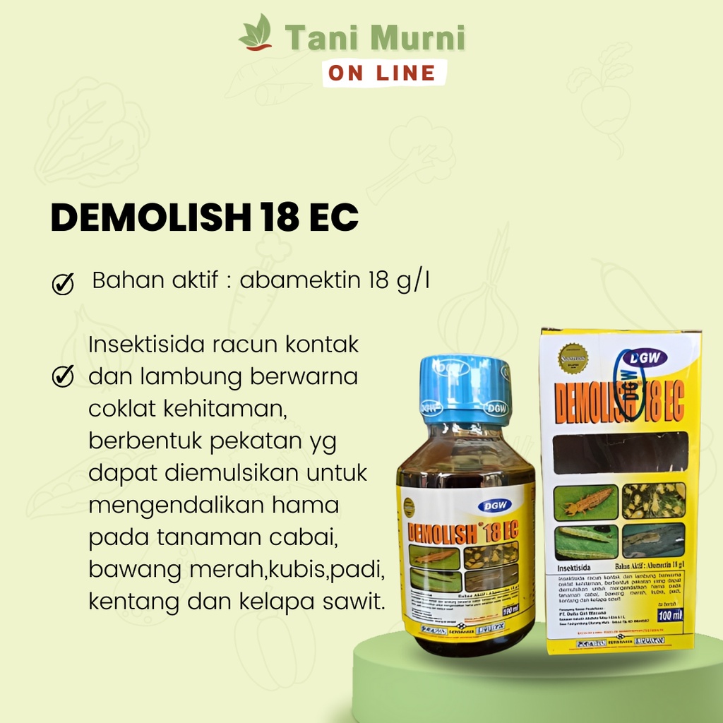 Insektisida Demolish 100 ml + Kaos