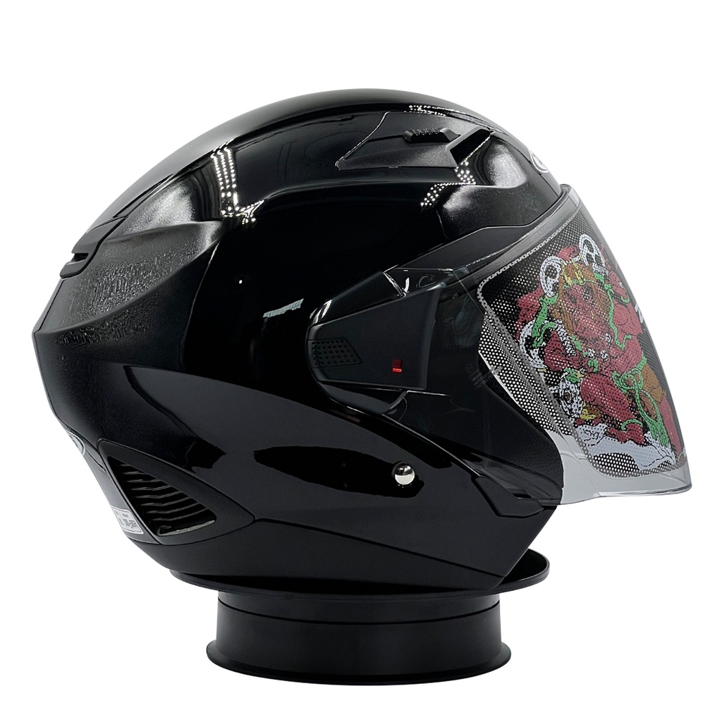 Helm ZEUS ZS 611 Double Visor Black