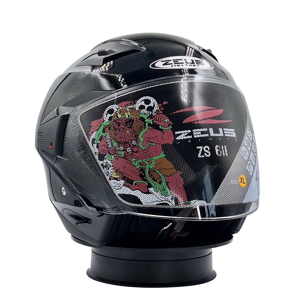 Helm ZEUS ZS 611 Double Visor Black