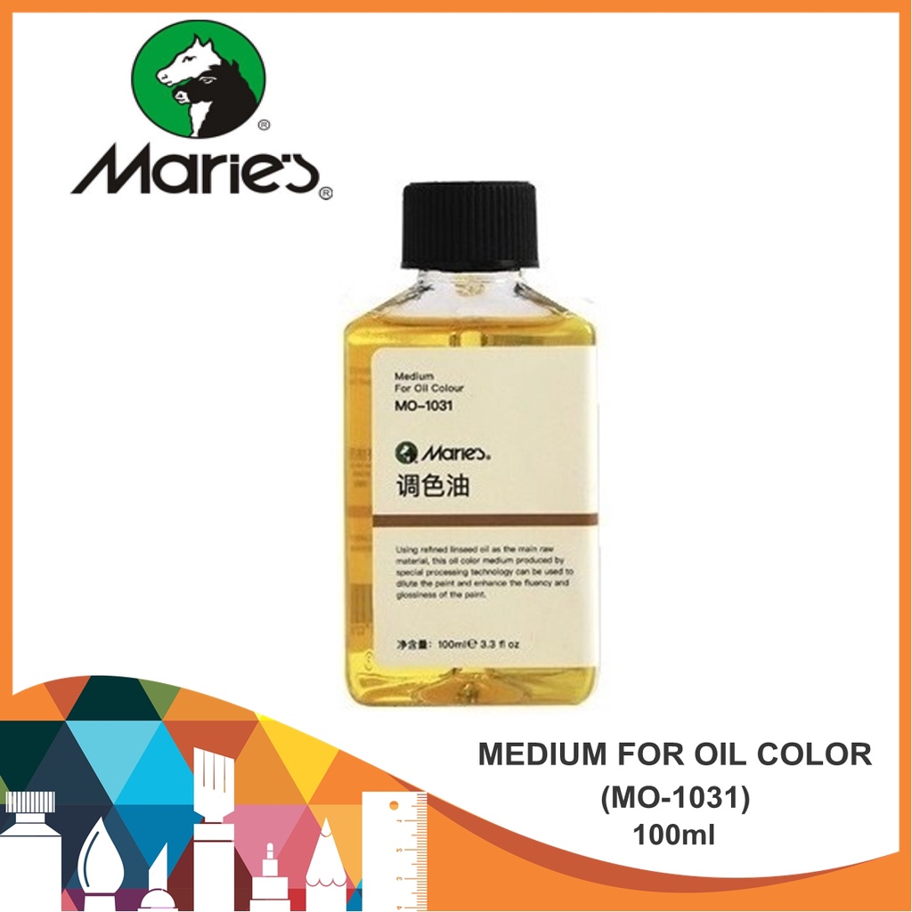 

UM1 Maries Oil Painting Medium MO-1031 100ml / Maries Medium Oil / Pengencer Cat Minyak / MO-1031