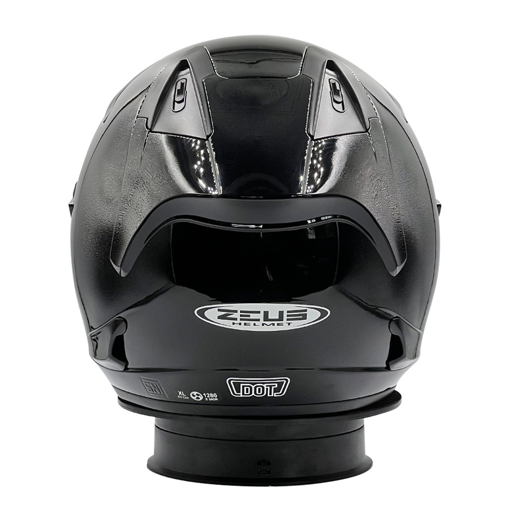 Helm Zeus ZS627 Single Visor Black