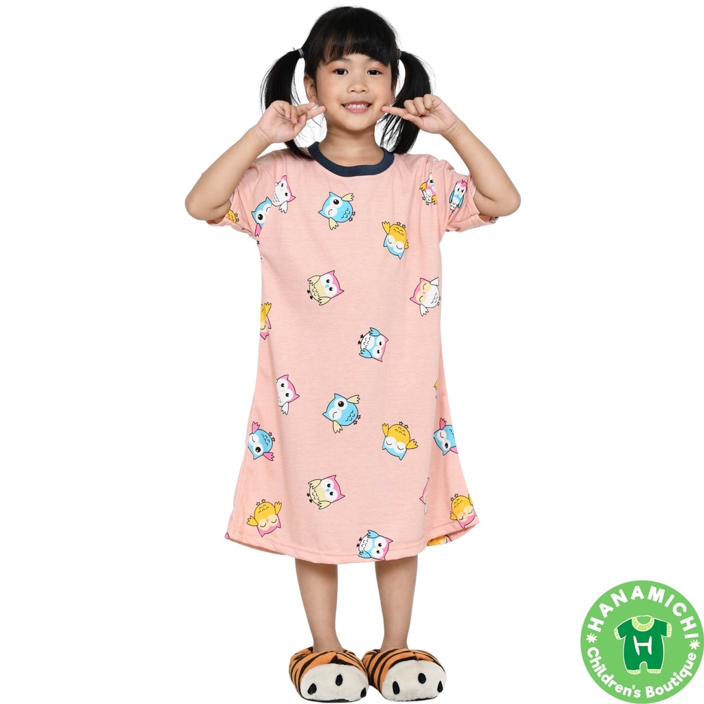 Hanamichi JOCE Baju Dress Anak Perempuan Lengan Pendek