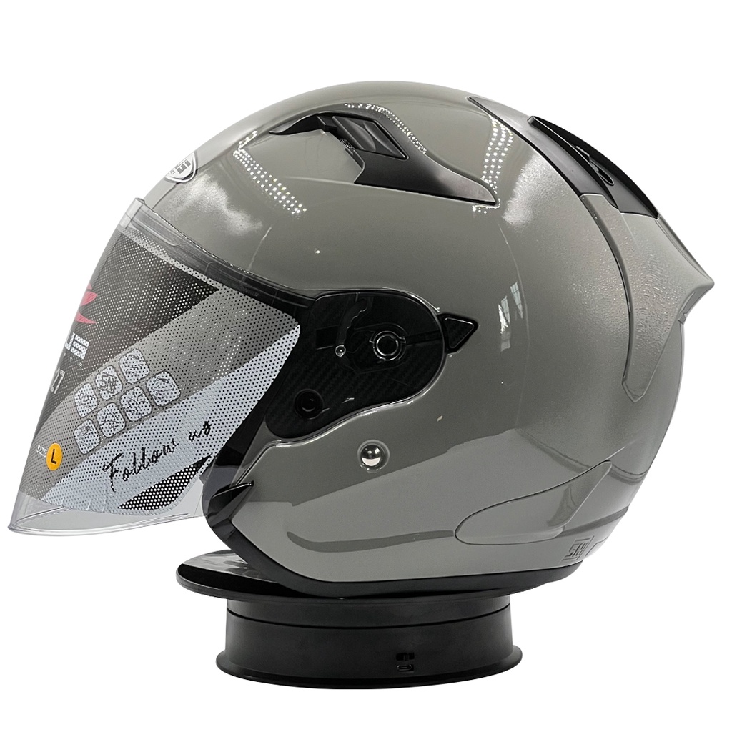 Helm Zeus ZS627 Single Visor Audi Gray