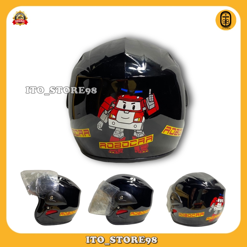 Helm Sepeda Motor Half Face Anak Umur 2 3 4 5 Tahun Laki Perempuan Standar Sni / Helem Balita Tk Sd 