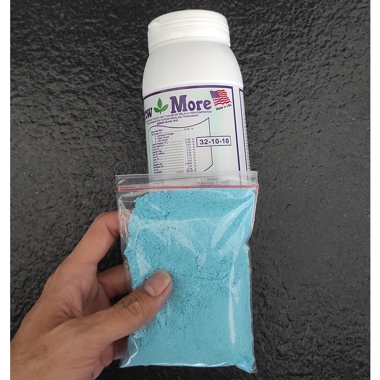 Pupuk Growmore 32 10 10 100 gram Repacking / Pupuk Grow More Daun 100 gr / Pupuk Growmore 321010 / p