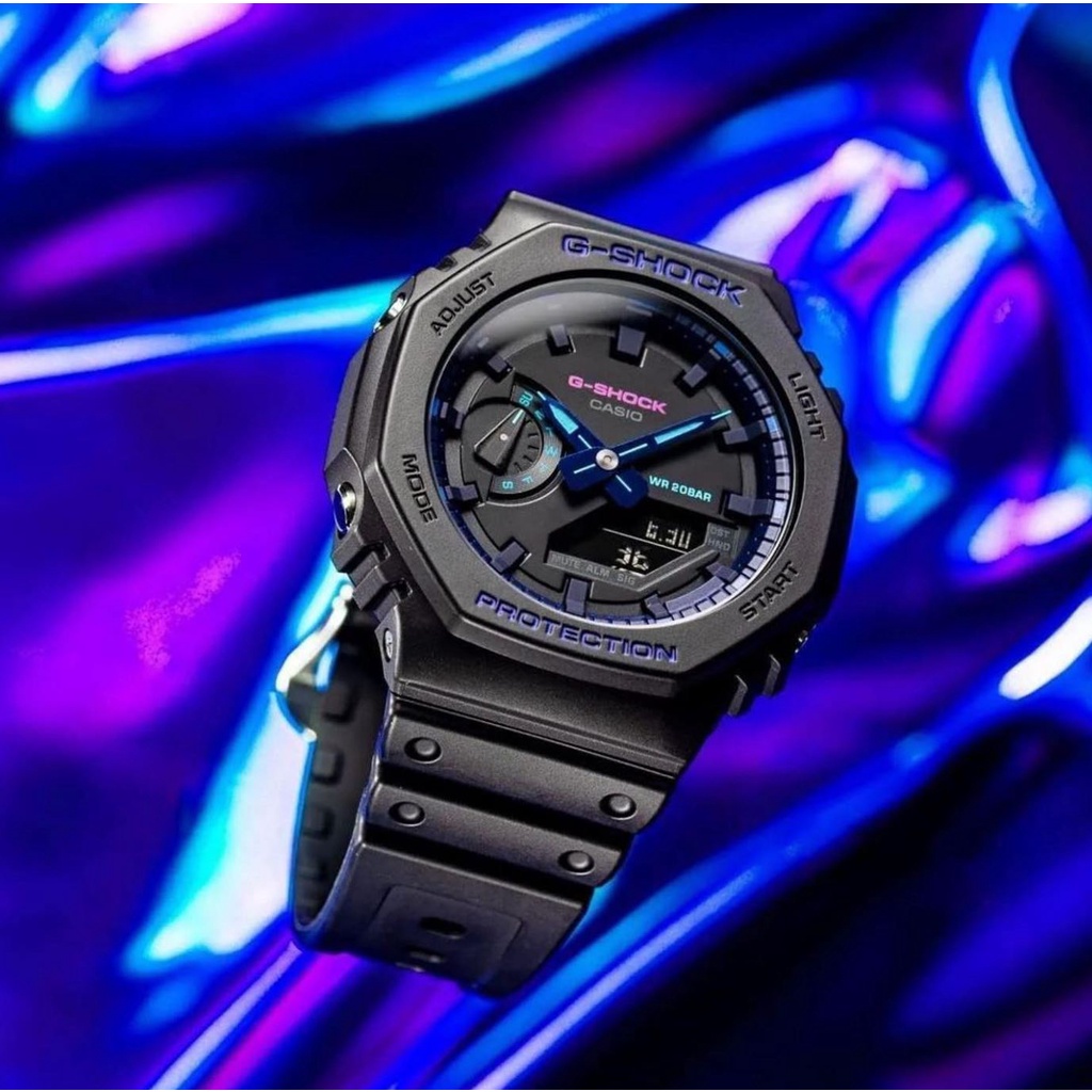 Casio G-Shock Special Color NEON ACCENT GA-2100-1A2JF Series