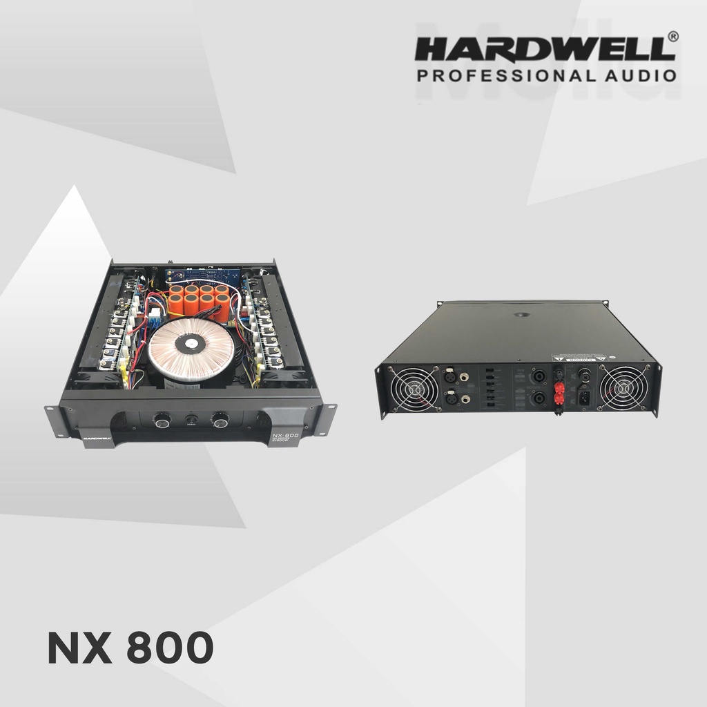 Power Amplifier HARDWELL NX800 / NX 800 / NX-800 ORIGINAL CLASS AB