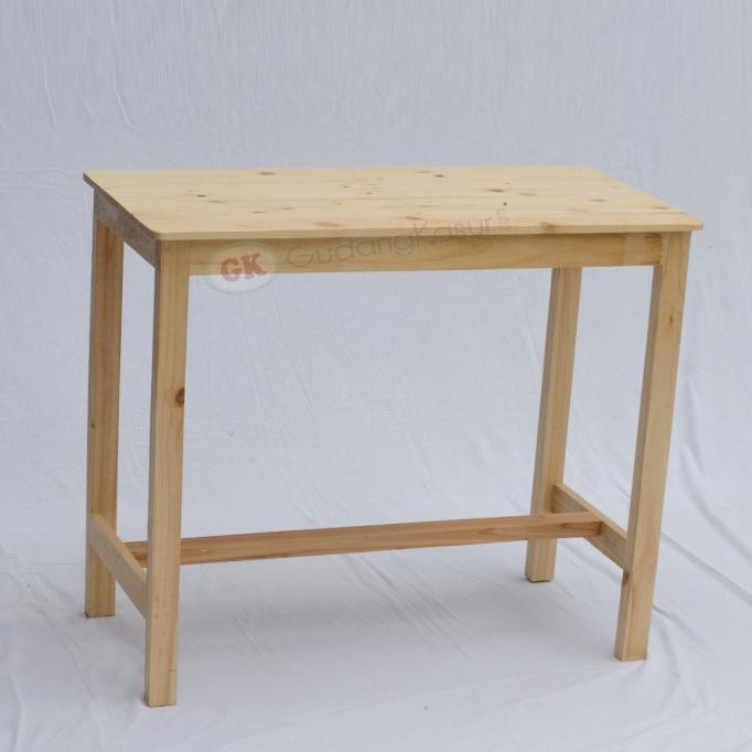 JTR Meja makan jati belanda 100x50 hqu02