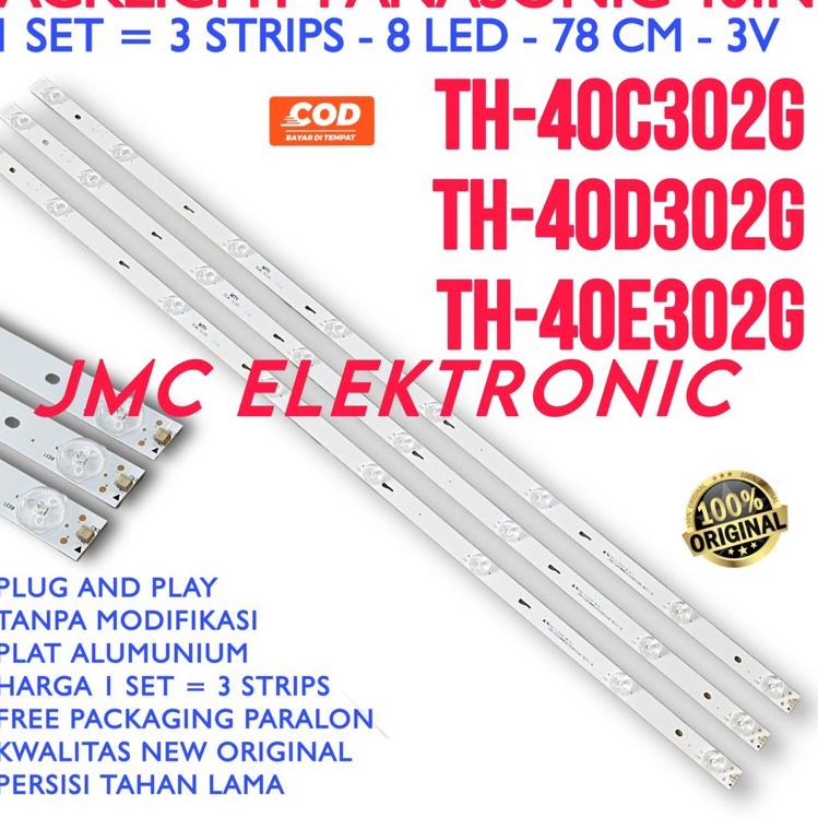 Terbaru BACKLIGHT TV PANASONIC TH40C302G TH40D302G TH40E302G TH-40C302G 40D302G 40E302G 40C302 40D30