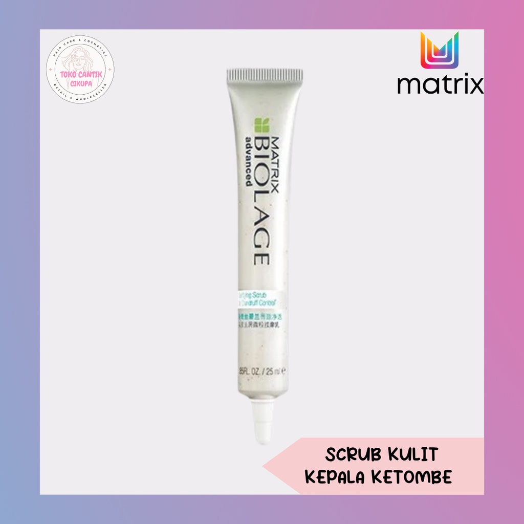 MATRIX BIOLAGE SCALPPURE CLARIFYING SCRUB UNTUK KETOMBE 1PCS