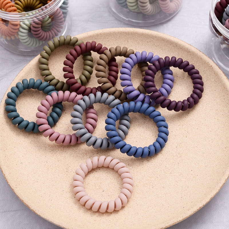 Caliloops Ikat Karet Rambut Dewasa Kabel Spiral Korea Willa