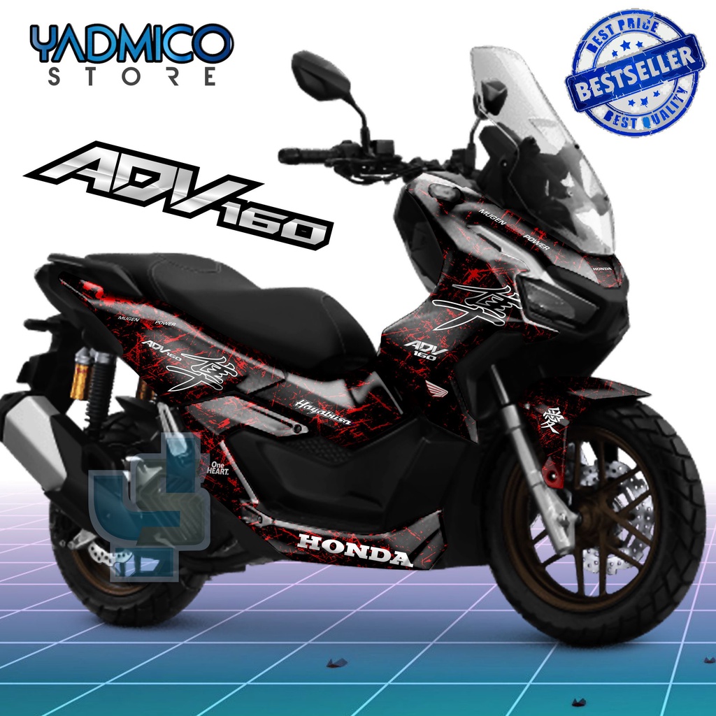 Decal ADV 160 Full Body - Stiker Motor ADV 160 Full Body - Decal Hologram ADV 160 Full Body - Stripi