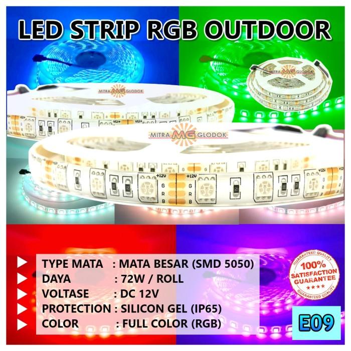 LED STRIP BRILUX SMD 5050 MATA BESAR | IP 65 - OUTDOOR (RGB)