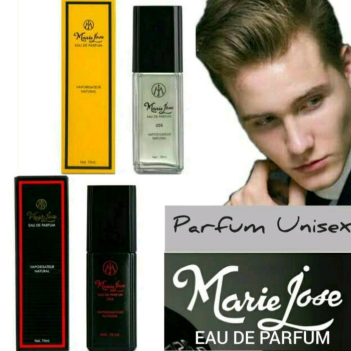 MARIE JOSE PARFUM EAU DE PARFUM UNISEX PARFUM COLOGNE BLACK 70ML