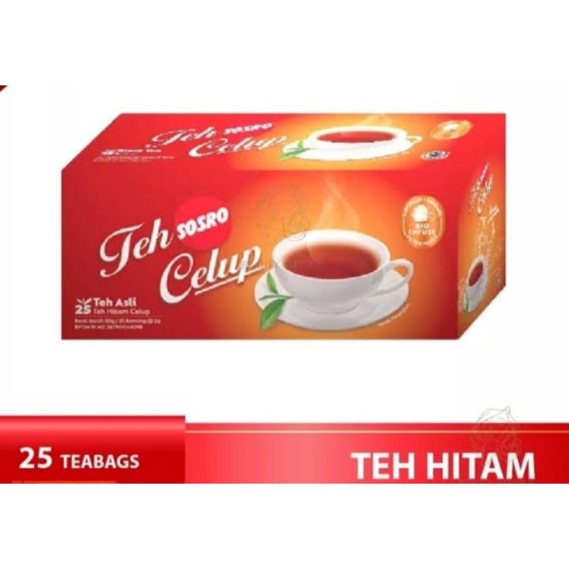 

Teh Sosro Celup Teh Hitam isi 25pc