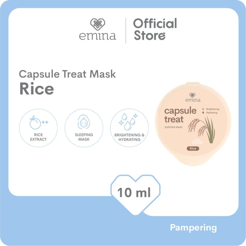 ☃️Cutezz_ching1☃️Emina Capsule Treat Mask - Masker Wajah