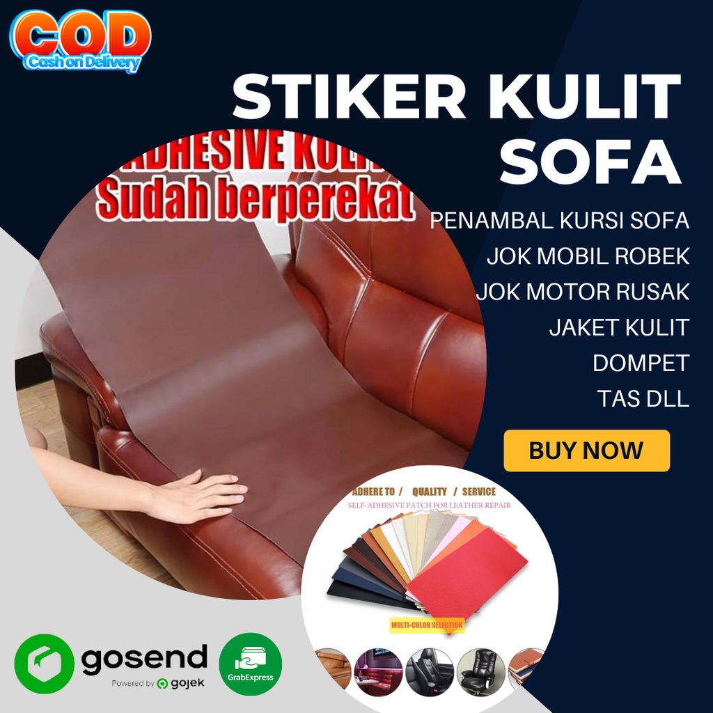 JOK KULIT OSCAR METERAN KULIT KURSI SOFA SINTETIS PENAMBAL JOK Stiker lakban solasi Kulit serbaguna