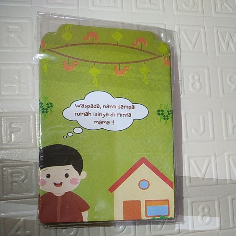 

Amplop lebaran Karakter Rumah Hijau Harga untuk per pak isi 10