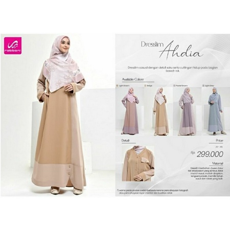 DISKON-DRESSLIM AHDIA RABBANI - GAMIS RABBANI