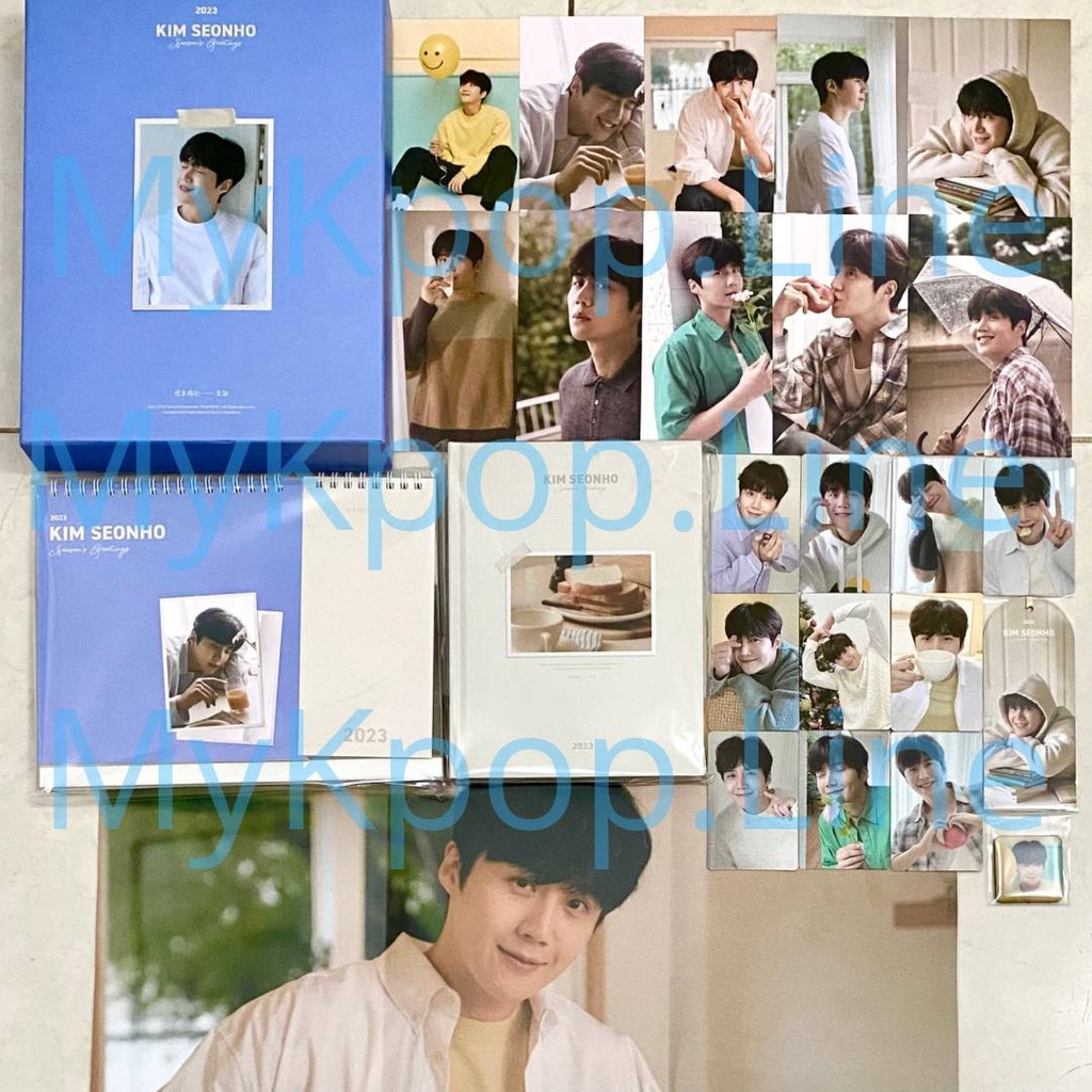 SG Kim Seonho 2023 READY Sharing Fullset OFFICIAL Seasons Greetings 23 Seon Ho Photocard Diary Desk 