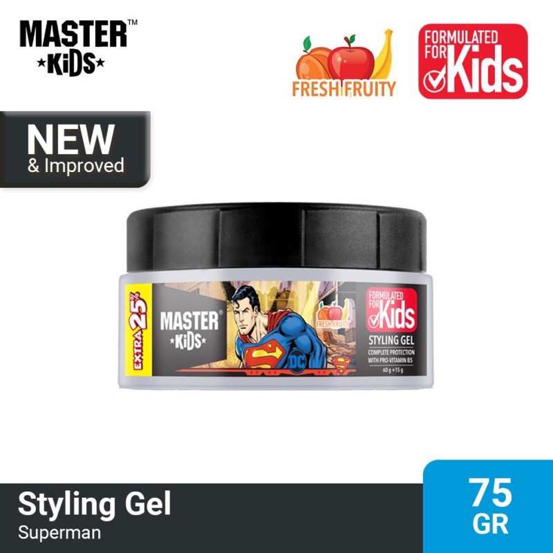 MASTER KIDS Hair Styling Gel Superhero Gel Rambut Anak 75 gr