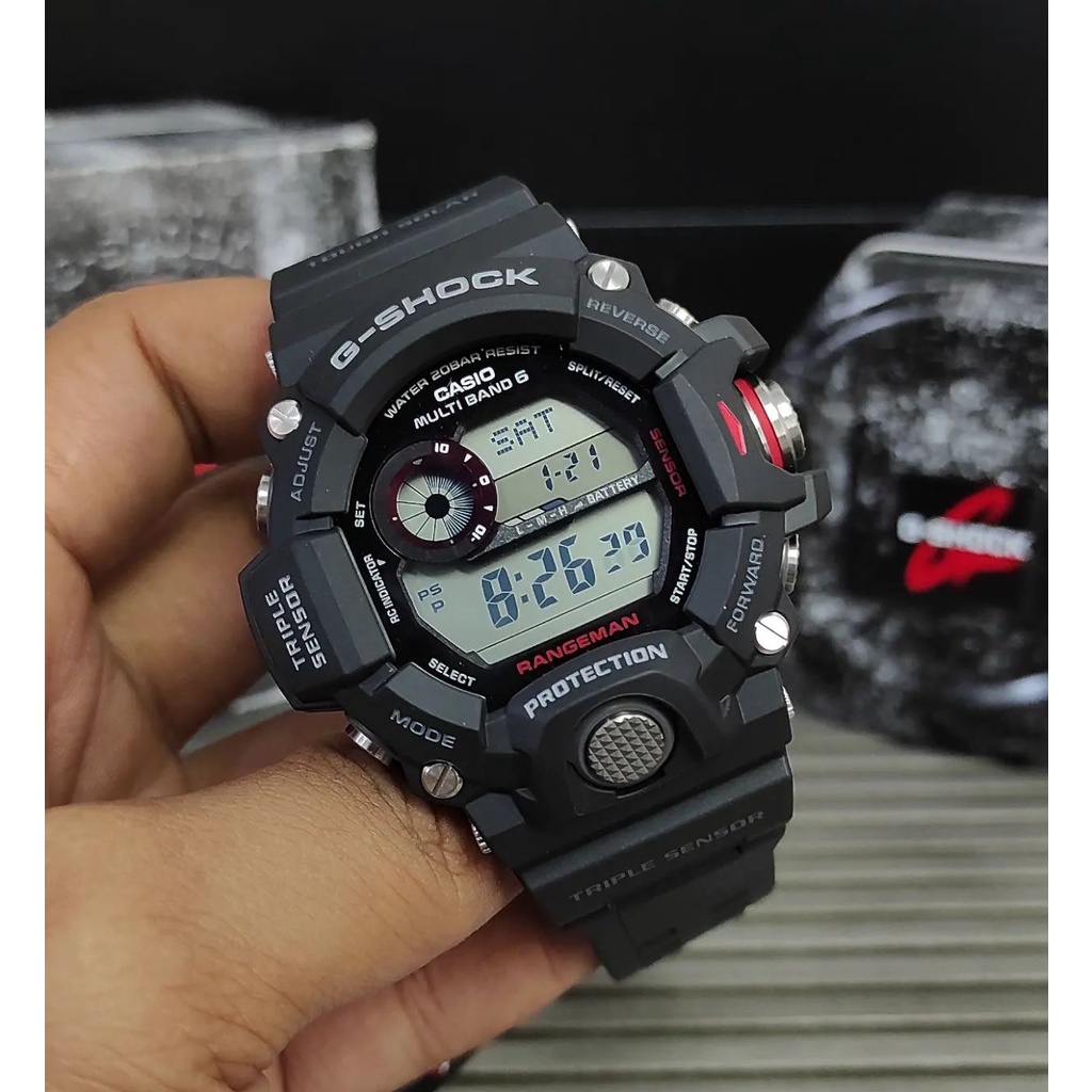 Jam Tangan Pria Casio G-Shock RANGEMAN  GW-9400-1E Black Series