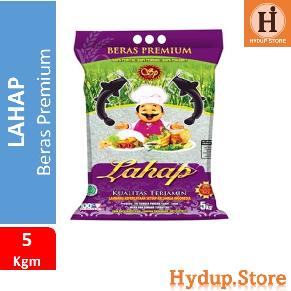 

Beras Putih Premium Lahap Gambar Koki Lele Kemasan 5 Kg